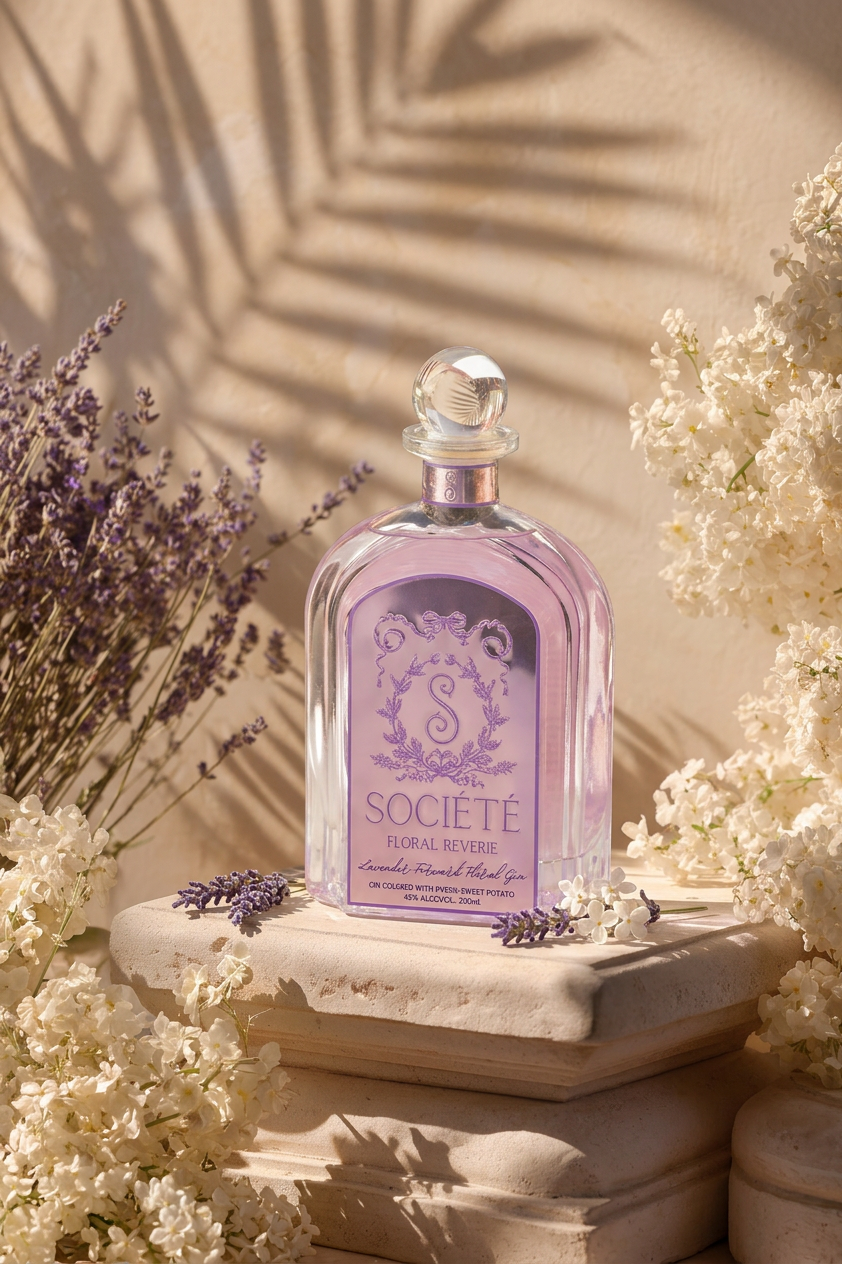 Société Gin Bottle